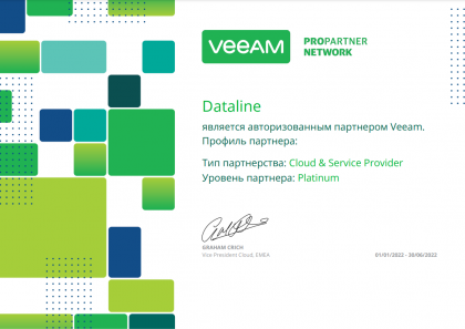Veeam Platinum Service Provider
