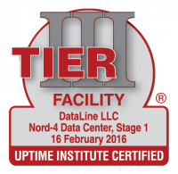 Uptime Institute Tier III Certified: Constructed Facility